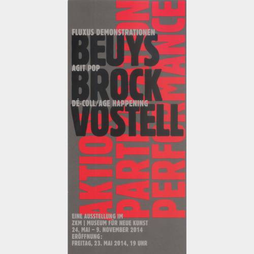 Beuys, Brock, Vostell