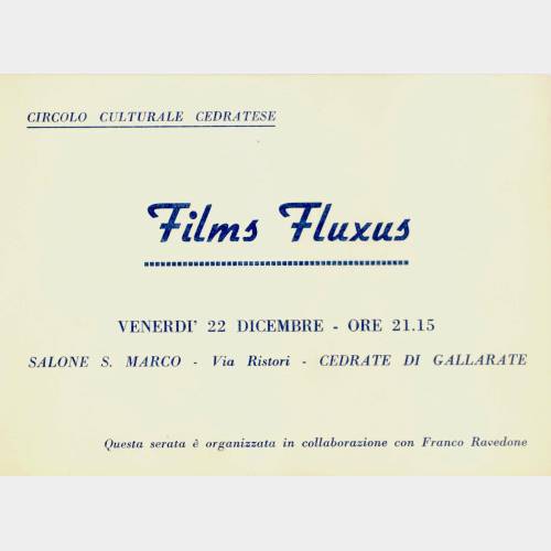 Films Fluxus, Gallarate