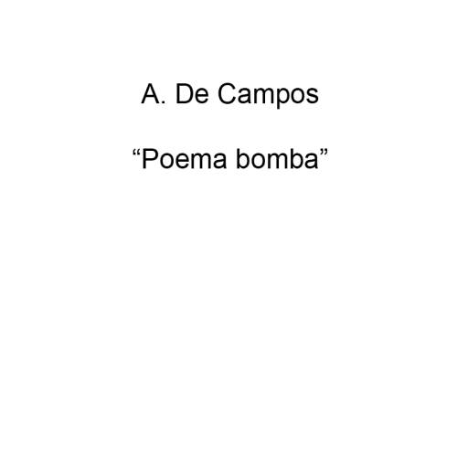 Poema bomba (1986)