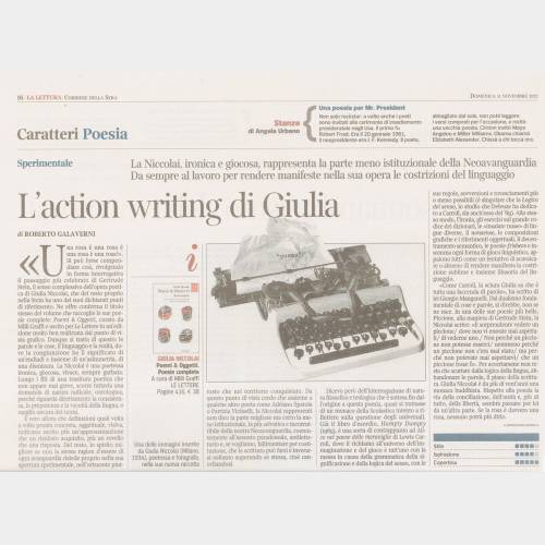 L'action writing di Giulia