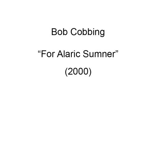 For Alaric Sumner (2000)