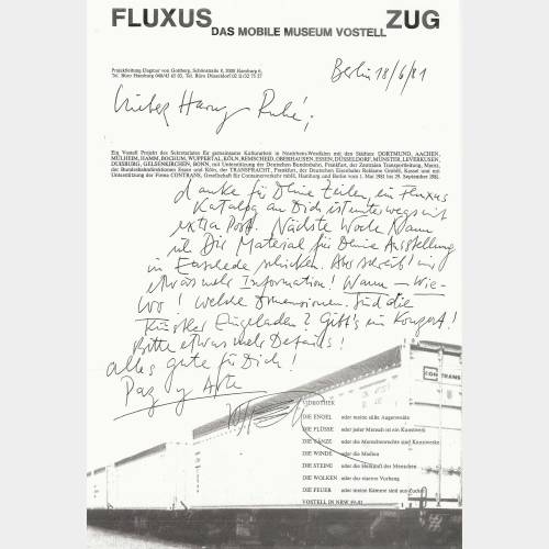 Letter, Berlin, June 18, 1981