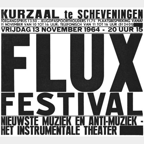 Flux festival. Nieuwste muziek en anti-muziek-het instrumentale theater