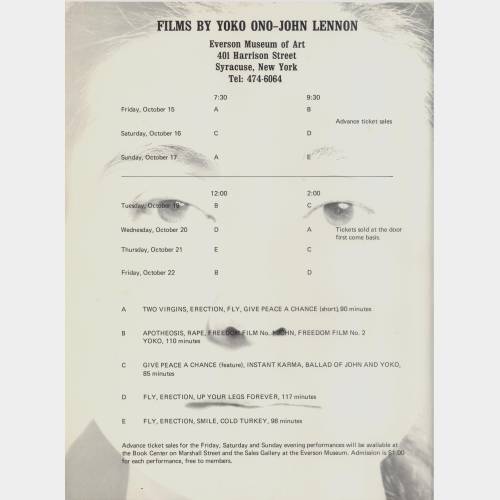 Films by Yoko Ono - John Lennon, New York