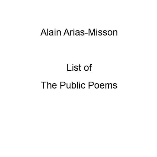 List of The Public Poems