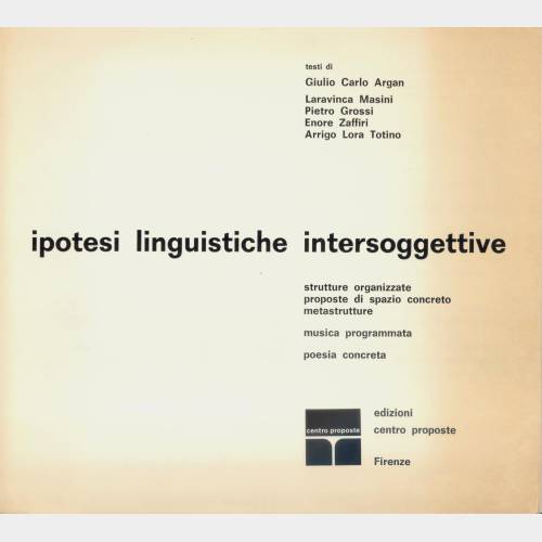 Ipotesi Linguistiche Intersoggettive