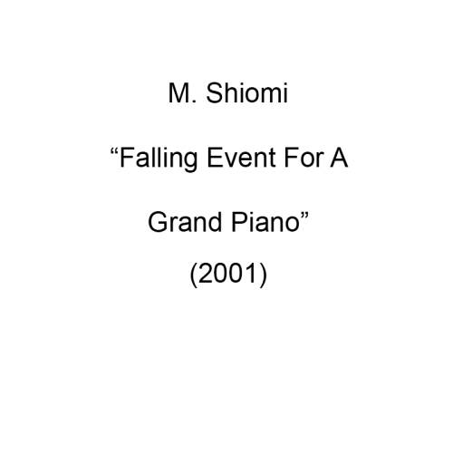 Falling Event For A Grand Piano