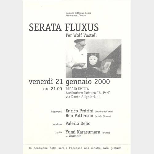 Serata Fluxus for Wolf Vostell