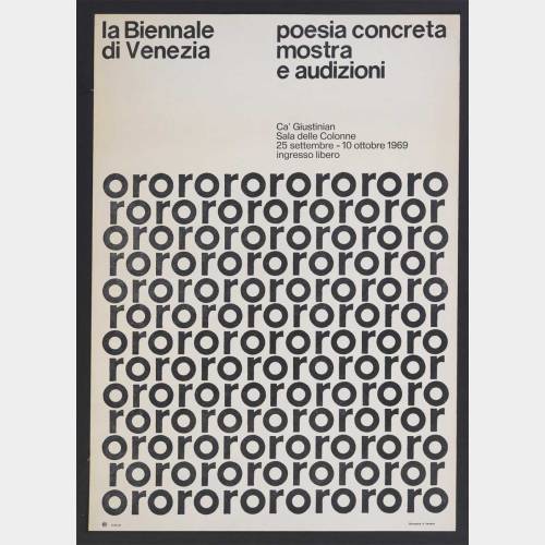 Poesia concreta - mostra e audizioni