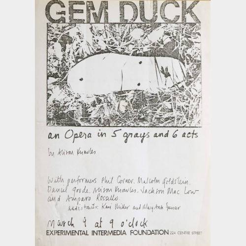 Gem duck an opera in 5 grays and 6 acts