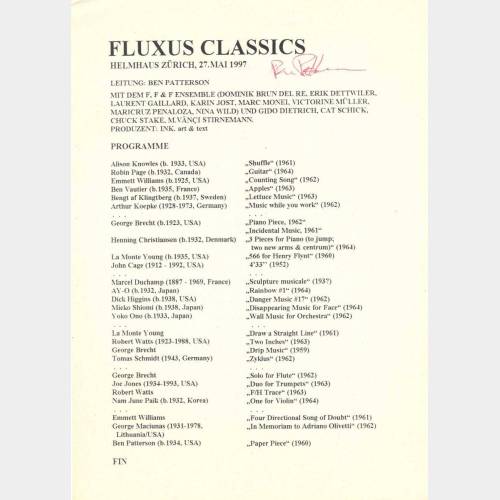 Fluxus Classics