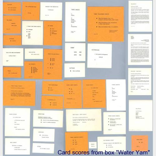 Event scores (1959-1963)