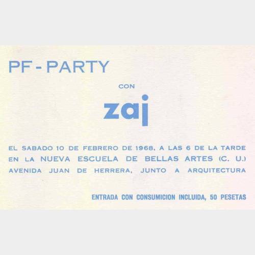 Pf - Party con zaj, Madrid